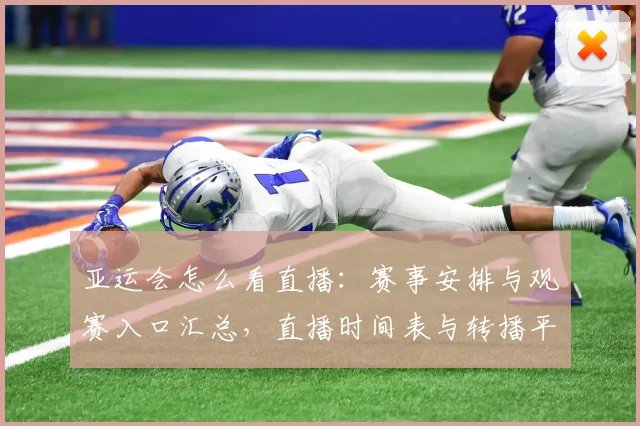 亚运会怎么看直播：赛事安排与观赛入口汇总，直播时间表与转播平台影响